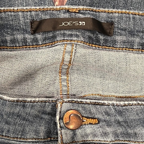 Joes Women Easy Crop Rita Slouchy Blue Wash Denim Stretch Jeans Sz 32X26 (36X26) - Picture 6 of 14